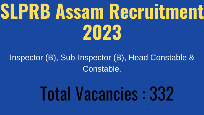 SLPRB Assam Constable, HC Jobs Notification 2023